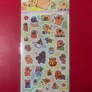 Capybara Sticker Sheet